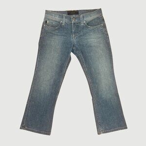 Juicy Couture Women Crop Denim Jeans Mid-Rise Size 28